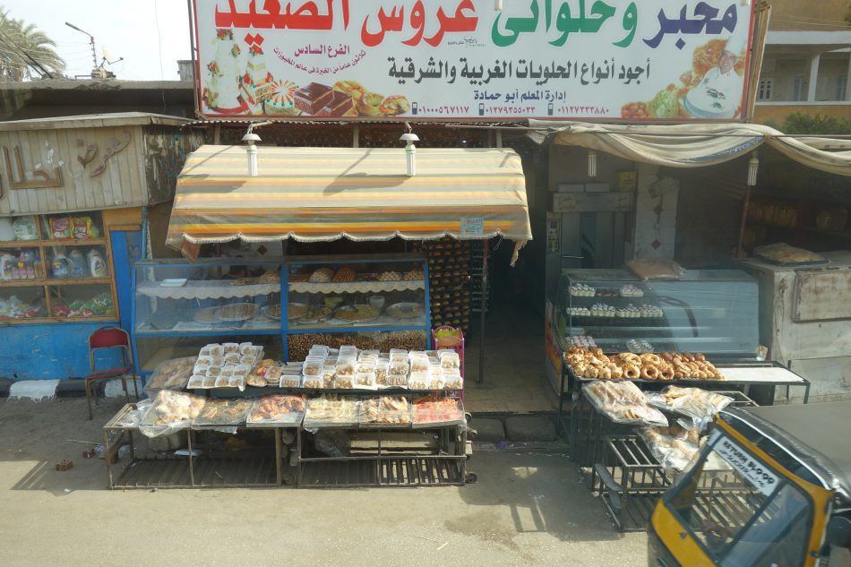 エジプトの露店　パン屋